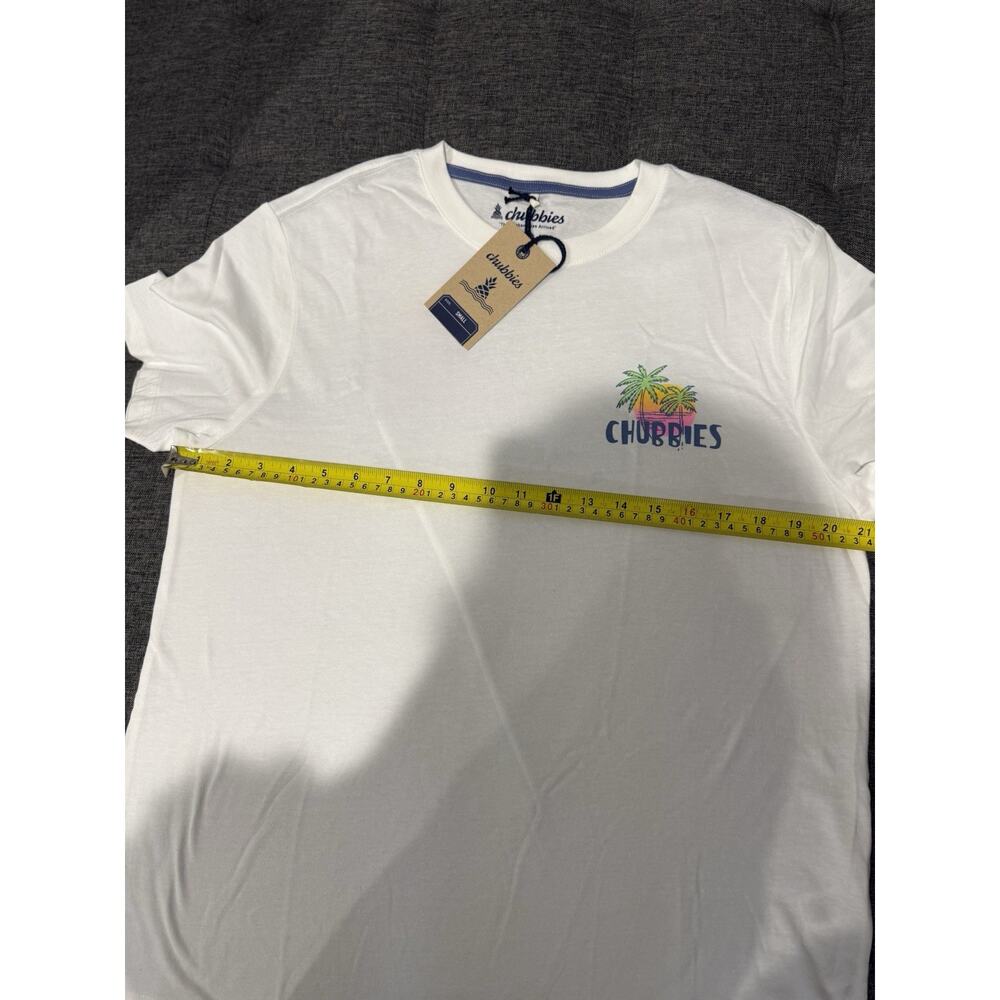 NWT Chubbies Men's Captain's License White Graphic TShirt Boat Vacation - Picture 13 of 14